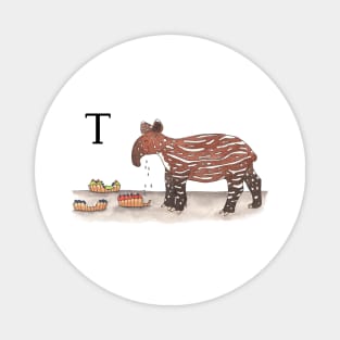 T is for Tapir Magnet